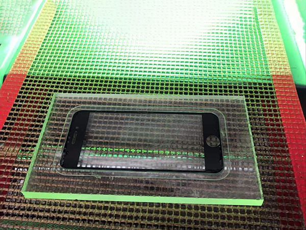 手机外壳UV粘接测试案例